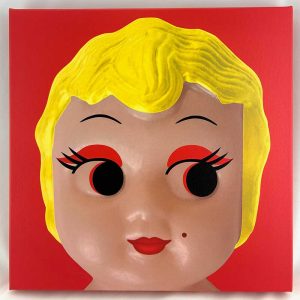 Warhol - Single Head - Red & Red